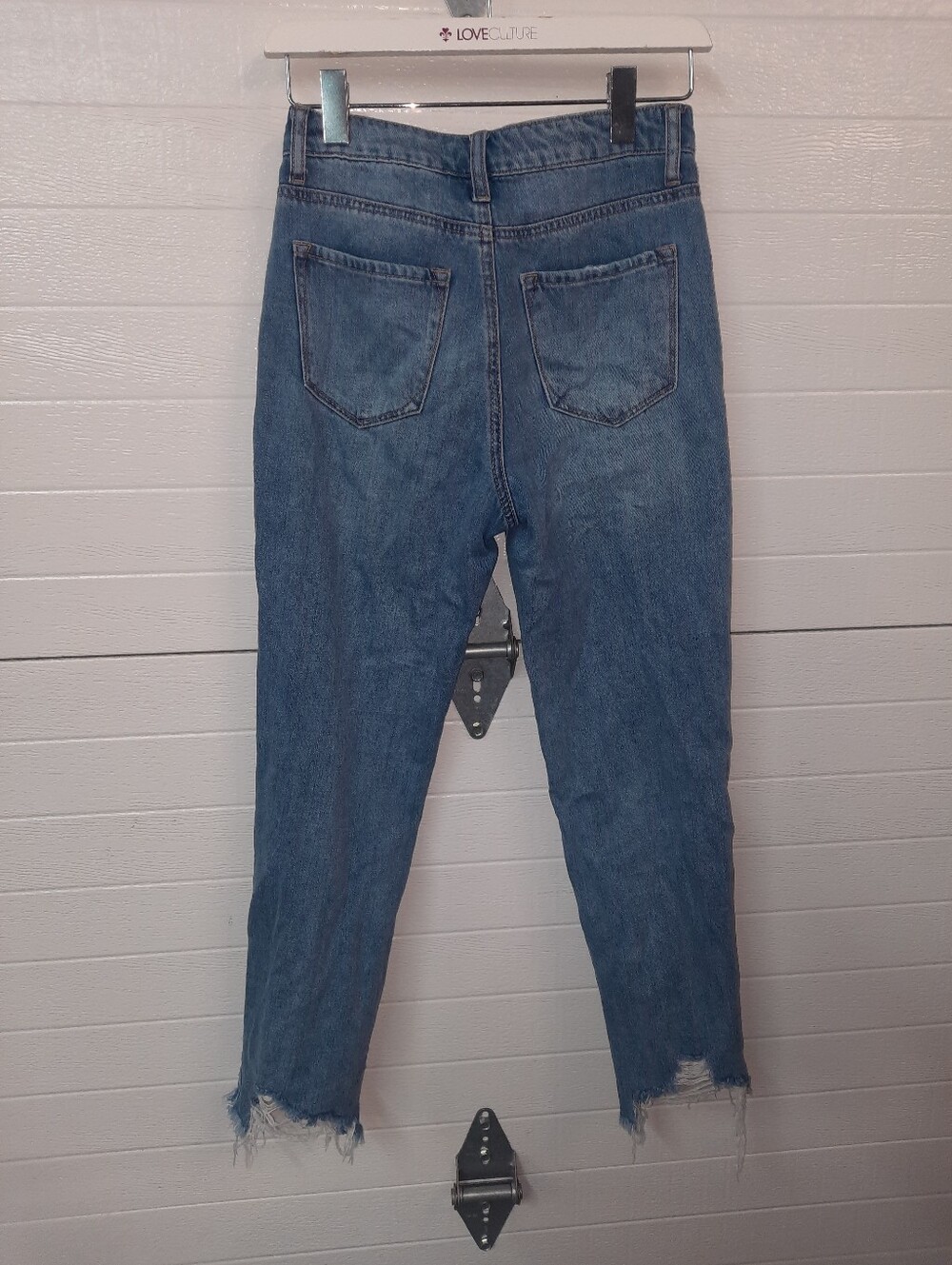 Distressed Blue Women’s Jeans - Picture 5 of 9